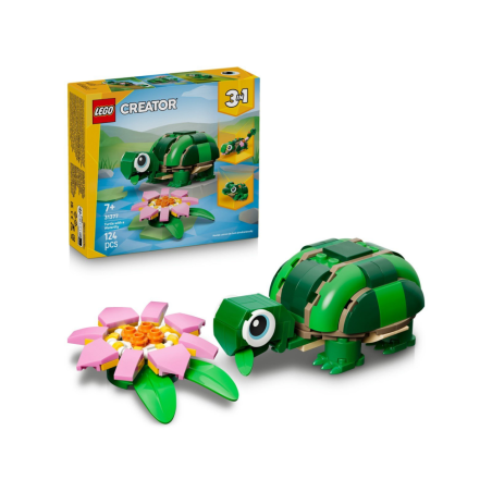 LEGO Creator 3w1 Żółw i kwiat lilii wodnej 31377