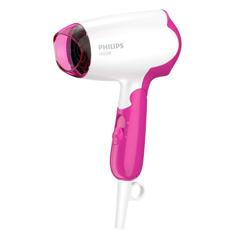 Suszarka do włosów PHILIPS BHD003/00 (1400W /Biało-różowy )