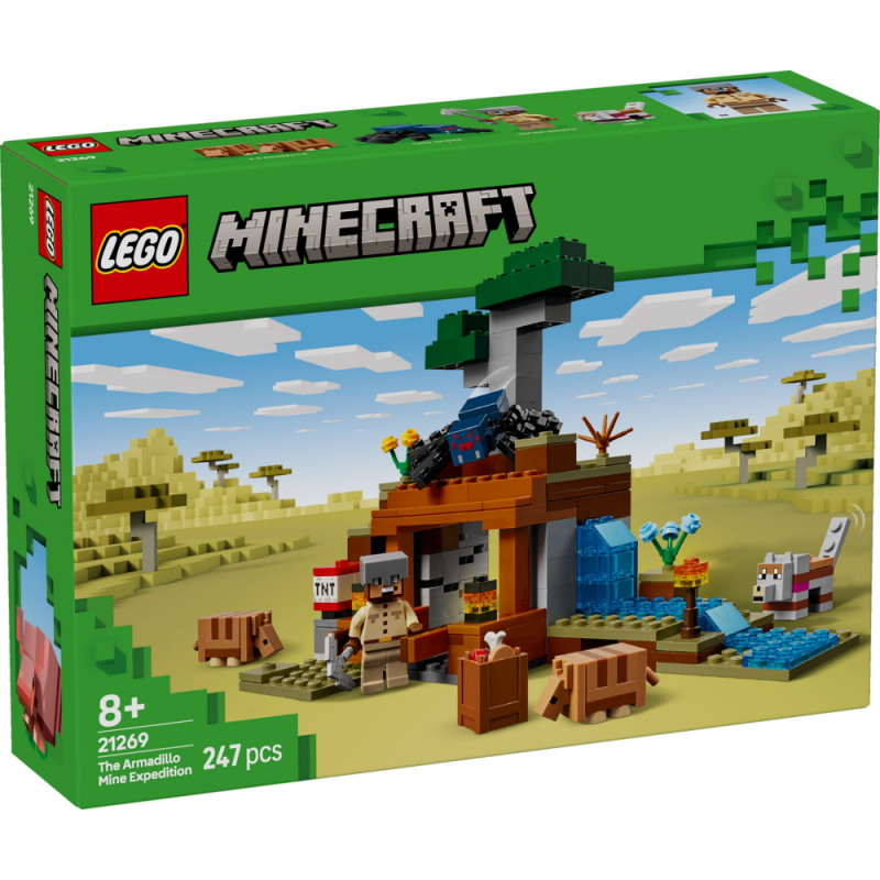 LEGO 21269 Minecraft - Wyprawa do pancernikowej kopalni