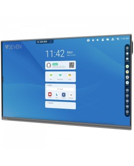 V7 IFP7502-V7PRO tablica interaktywna 190,5 cm (75") 3840 x 2160 px Ekran dotykowy Czarny USB / Bluetooth