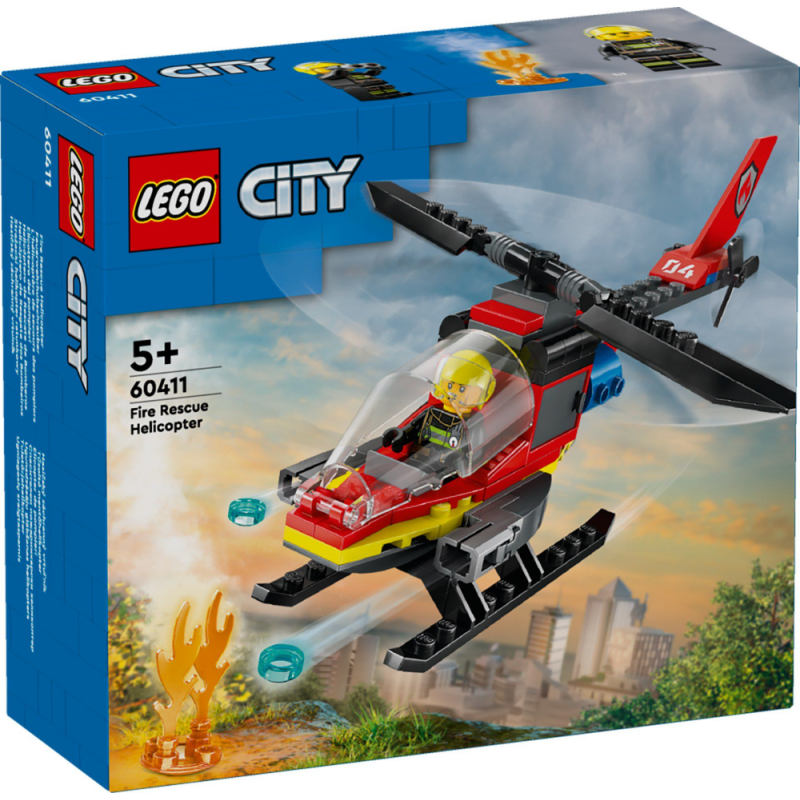 LEGO 60411 City - Strażacki helikopter ratunkowy