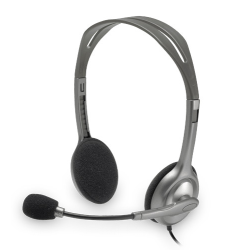 Słuchawki z mikrofonem LOGITECH H110 Stereo Headset Czarny