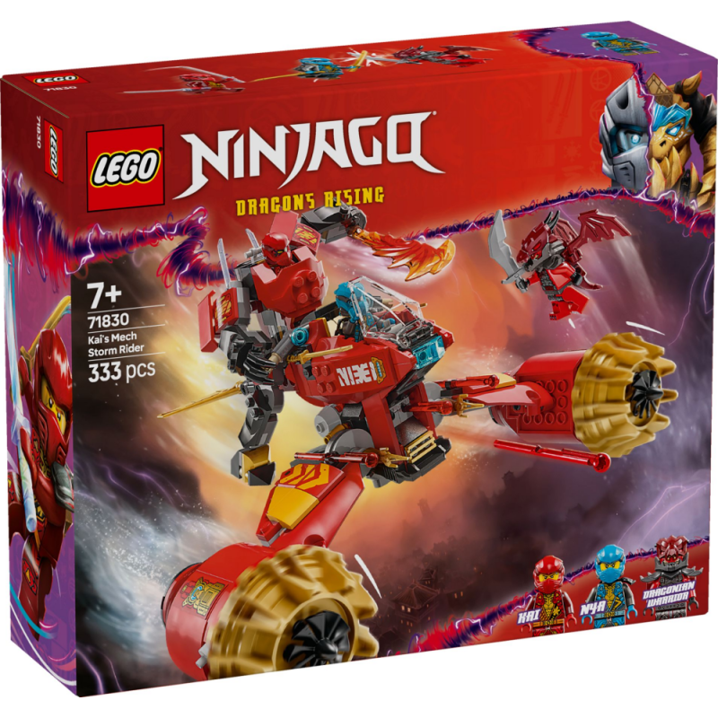 LEGO 71830 NINJAGO - Burzowy jeździec-mech Kaia
