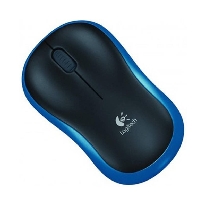 Mysz Bezprzewodowa LOGITECH M185 Czarno-niebieski