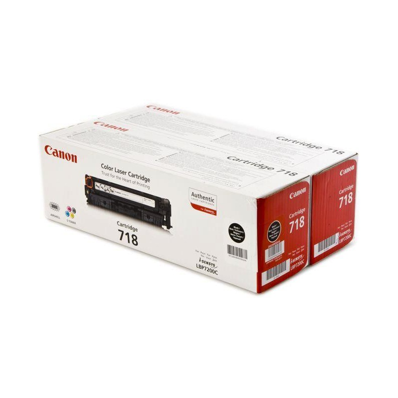 Kaseta z tonerem CANON 718 Czarny Twin Pack 2662B005