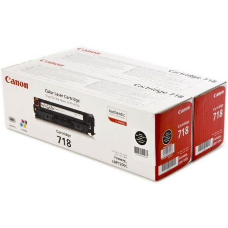 Kaseta z tonerem CANON 718 Czarny Twin Pack 2662B005