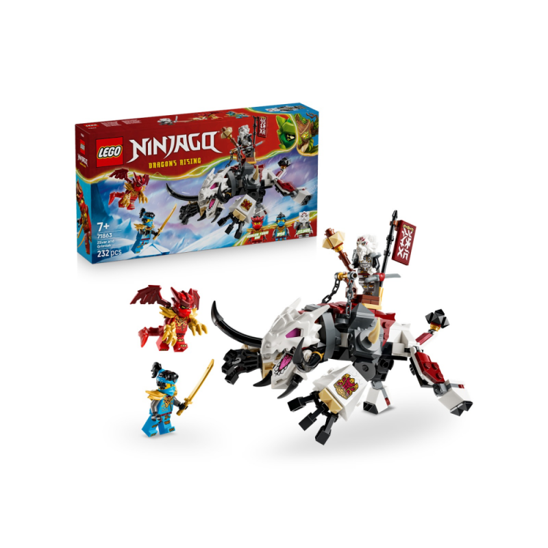 LEGO Ninjago Zilvar i smocza bestia Grimtak 71863