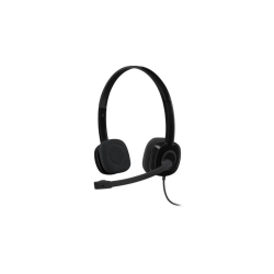 Słuchawki nauszne z mikrofonem LOGITECH Stereo Headset H151 (1.8m /3.5 mm wtyk/Czarny)