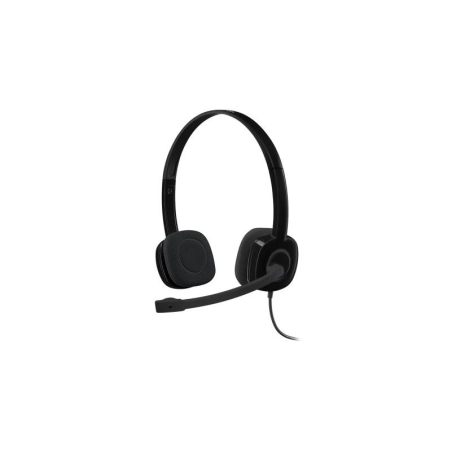Słuchawki nauszne z mikrofonem LOGITECH Stereo Headset H151 (1.8m /3.5 mm wtyk/Czarny)