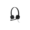 Słuchawki nauszne z mikrofonem LOGITECH Stereo Headset H151 (1.8m /3.5 mm wtyk/Czarny)