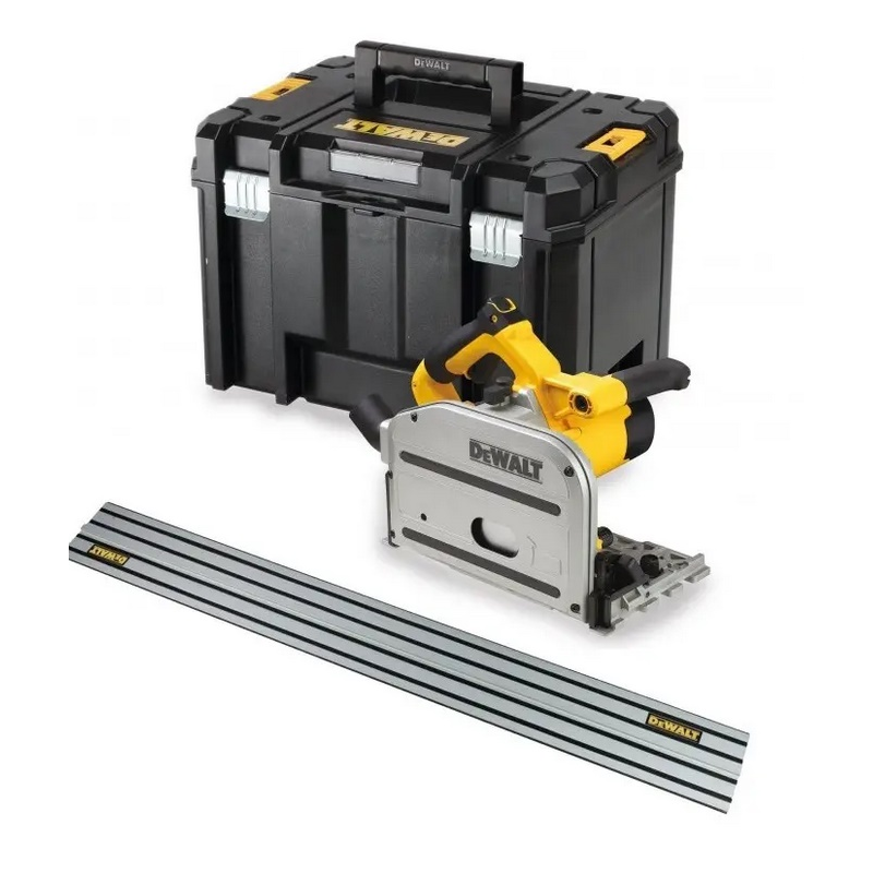 DEWALT Zagłebiarka 165mm + szyna 1,5m