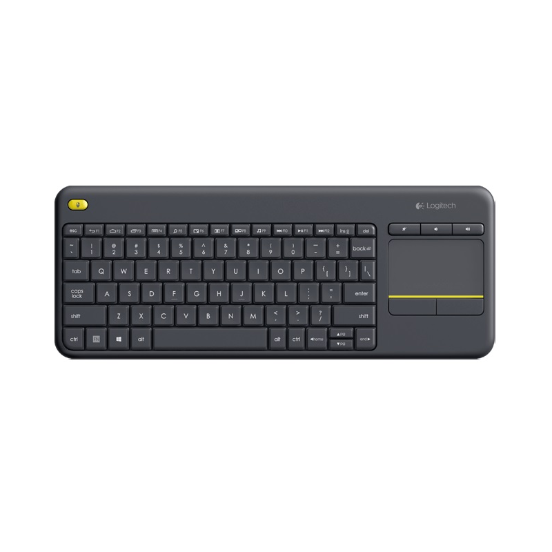 Klawiatura Bezprzewodowa LOGITECH K400 Plus Czarny