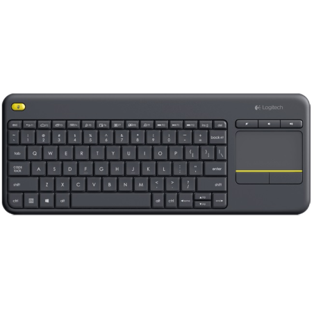 Klawiatura Bezprzewodowa LOGITECH K400 Plus Czarny