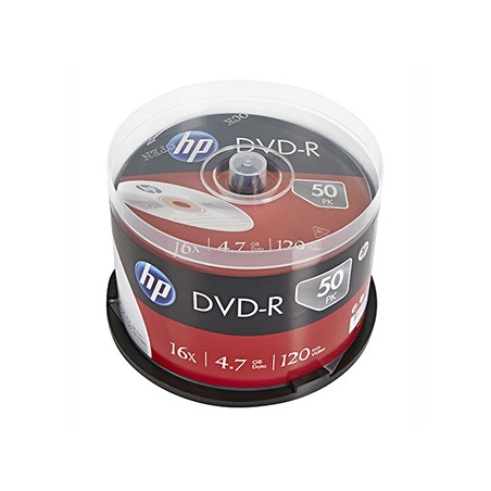 HP DVD-R, DME00025-3, 69316, 4.7GB, 16x, spindle, 50-pack, bez możliwości nadruku, 12cm, do archiwizacji danych