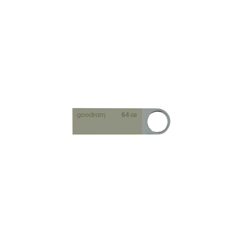 Goodram USB flash disk, USB 2.0, 64GB, UUN2, UUN2, silver, UUN2-0640S0R11