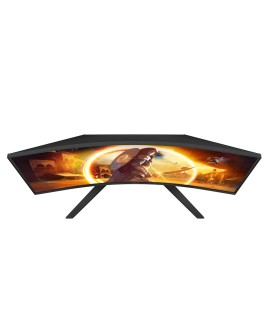 AOC G4 CQ32G4VE monitor komputerowy 81,3 cm (32") 2560 x 1440 px Quad HD LCD Czarny, Szary