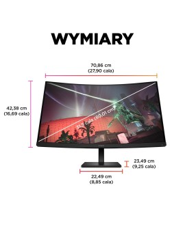 MONITOR HP LED, QHD 32" OMEN 32c (780K6E9) 165Hz
