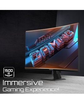 GIGABYTE GS27FC monitor komputerowy 68,6 cm (27") 1920 x 1080 px Full HD LCD Czarny