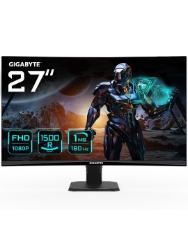GIGABYTE GS27FC monitor komputerowy 68,6 cm (27") 1920 x 1080 px Full HD LCD Czarny