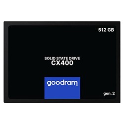 SSD Wewnętrzny Goodram CX400, SSDPR-CX400-512-G2, 512GB, czarna, SATA III