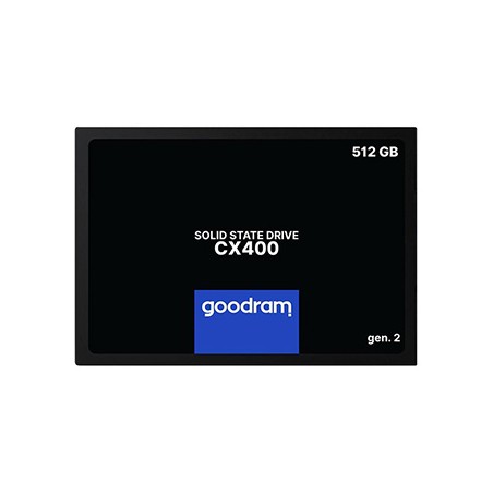 SSD Wewnętrzny Goodram CX400, SSDPR-CX400-512-G2, 512GB, czarna, SATA III