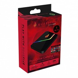SSD Zewnętrzny Surefire Pyrodrive, 53691, 1000GB, czarny, 2.5", USB 3.2 GEN 1