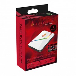 SSD Wewnętrzny SUREFIRE PYRODRIVE, 31825, 2000GB, Biały, RGB, NVMe, 2TB