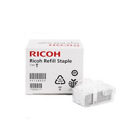 Ricoh oryginalny staple cartridge type T 414865, 2 x 5000ks, Ricoh MP C2003, C2030C, C2050C, C2503C, C2530, C2550, Typ T, cena z