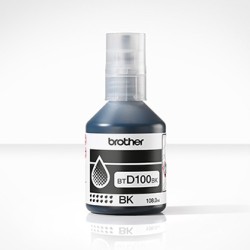 Brother oryginalny ink / tusz BTD100BK, black, 7500s, 108ml