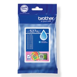 Brother oryginalny ink / tusz LC-527XLC, cyan, 2000s