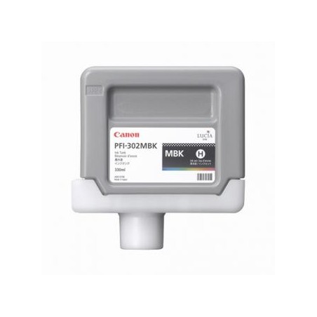 Canon oryginalny ink / tusz PFI-302 MBK, 2215B001, czarny mat, 330ml