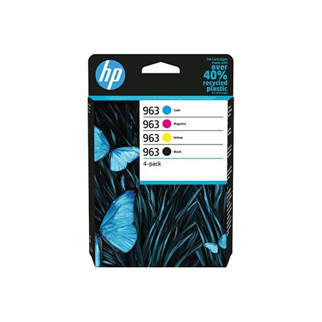 HP oryginalny ink / tusz 6ZC70AE, HP 963, CMYK, 4-pack