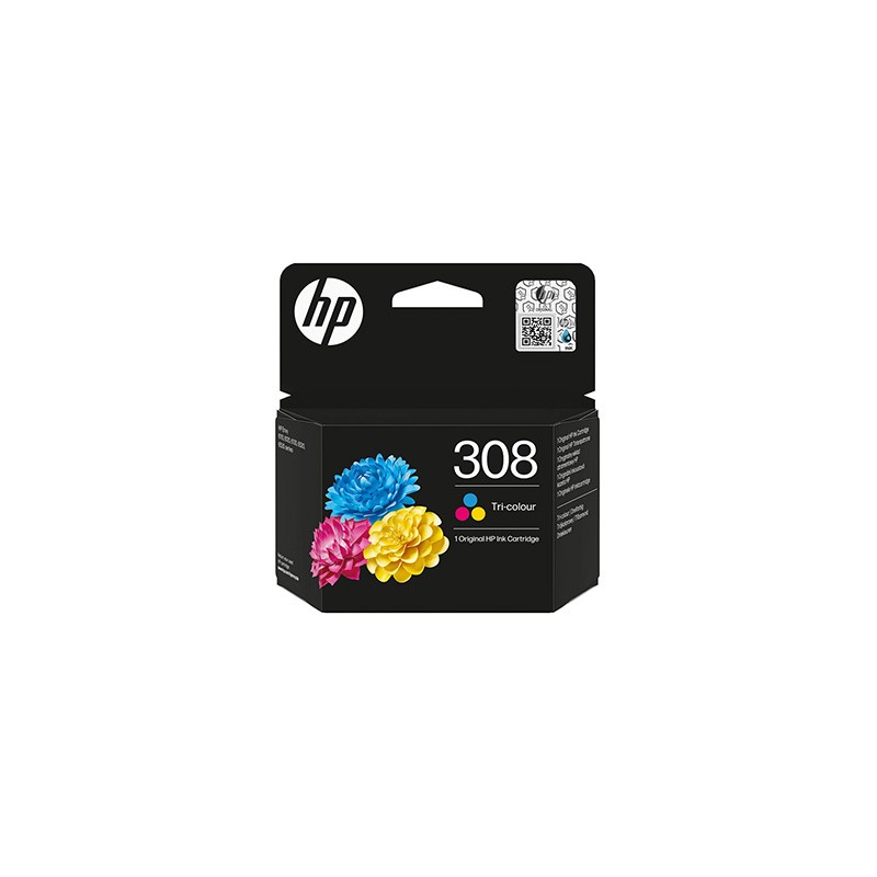 HP oryginalny ink / tusz 7FP20UE, HP 308, Tri-colour, 120s