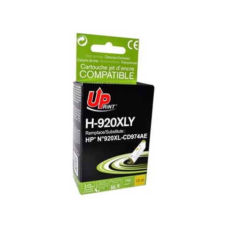 UPrint kompatybilny ink / tusz z CD974AE, HP 920XL, H-920-XL, yellow, 12ml