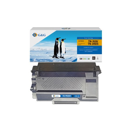G&G kompatybilny toner z Brother TN3520, NT-PB3520, black, 20000s