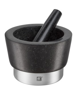 ZWILLING Spices Czarny Granit, Stal nierdzewna Moździerz i tłuczek
