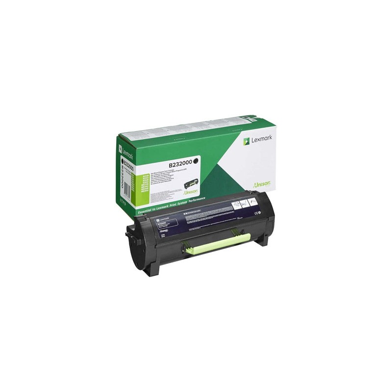 Lexmark oryginalny toner B232000, black, 3000s, return