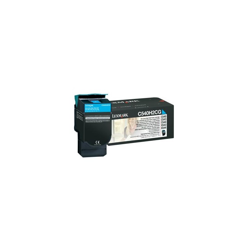 Lexmark oryginalny toner C540H2CG, cyan, 2000s