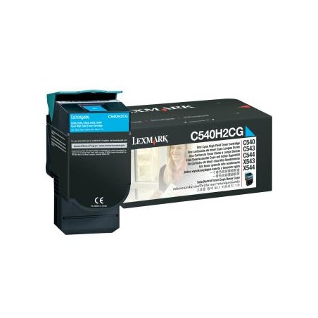 Lexmark oryginalny toner C540H2CG, cyan, 2000s