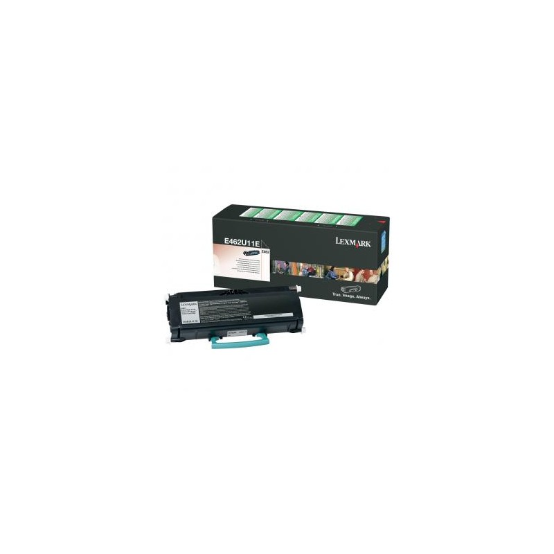 Lexmark oryginalny toner E462U11E, black, 18000s, extra duża pojemność, return