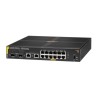 Aruba 6100 12G Class4 PoE 2G/2SFP+ 139W Zarządzany L3 Gigabit Ethernet (10/100/1000) Obsługa PoE 1U Czarny
