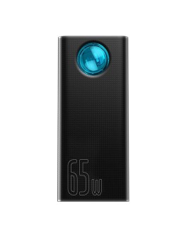 BASEUS POWERBANK AMBILIGHT 30000MAH, 4XUSB, USB-C, 65W (CZARNY)