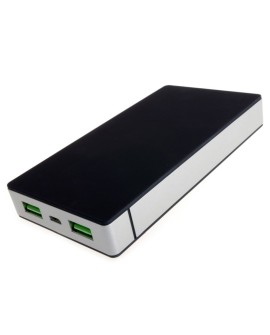 PowerBank PowerNeed P10000B (10000mAh microUSB, USB 2.0 kolor czarny)