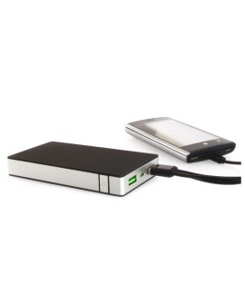 PowerBank PowerNeed P10000B (10000mAh microUSB, USB 2.0 kolor czarny)