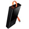 BASEUS POWERBANK ELF 20000MAH, PD, 2XUSB, USB-C + KABEL USB-C 65W (CZARNY)