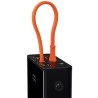 BASEUS POWERBANK ELF 20000MAH, PD, 2XUSB, USB-C + KABEL USB-C 65W (CZARNY)