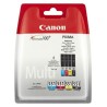 Canon CLI-551 multipack (CMYK) + PP-201 fotopapier 50x, CLI-551/PP-201, foto papier, pojemność 4x7ml typ połysk, 6508B005, biały