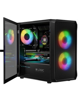LOGIC OBUDOWA PORTOS ARGB MINI USB 3.0 BLACK