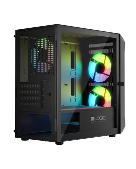 LOGIC OBUDOWA PORTOS ARGB MINI USB 3.0 BLACK