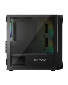 LOGIC OBUDOWA PORTOS ARGB MINI USB 3.0 BLACK